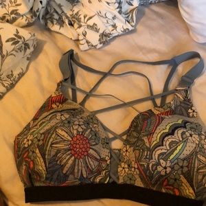 Victoria Secret Sport Bra! Cute floral pattern!